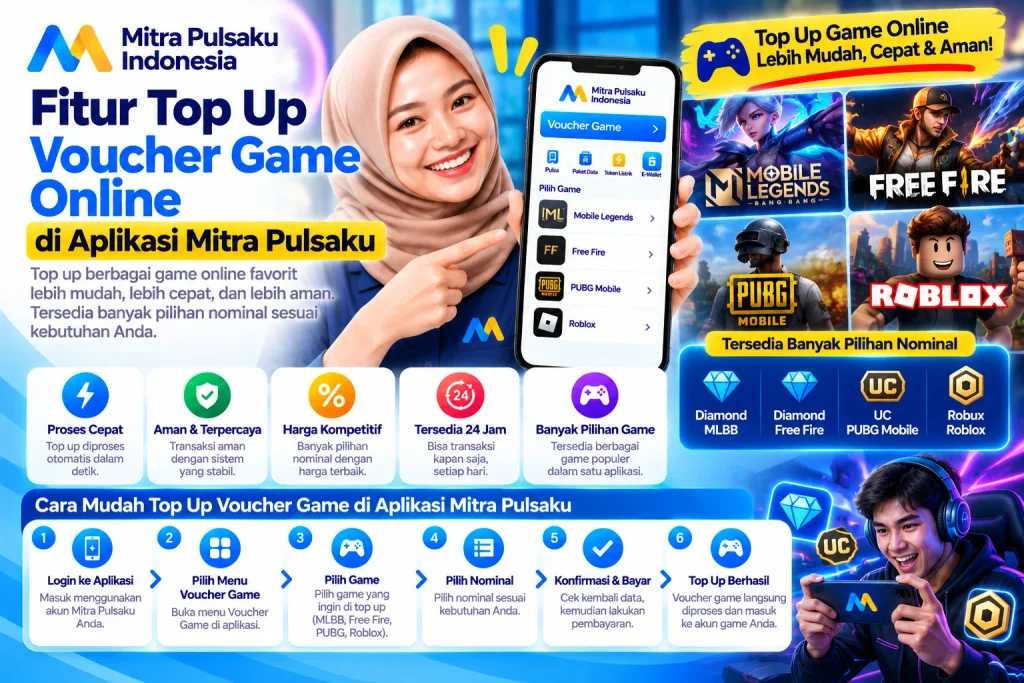 voucher game online mitra pulsaku