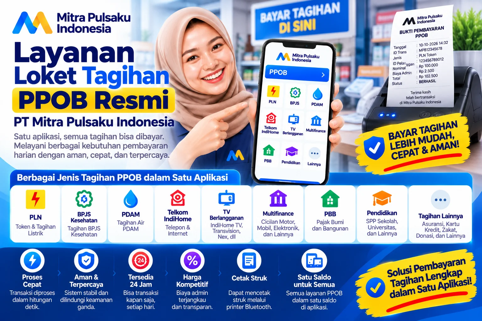 loket tagihan ppob mitra pulsaku