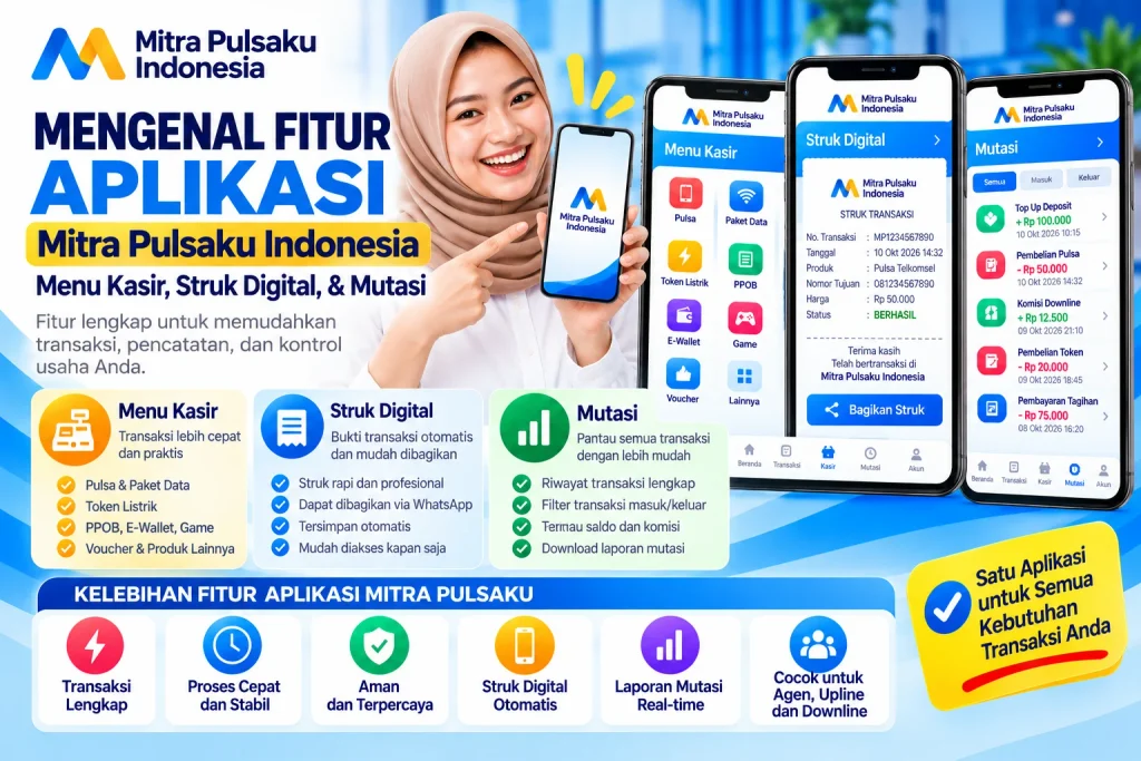 fitur aplikasi mitra pulsaku