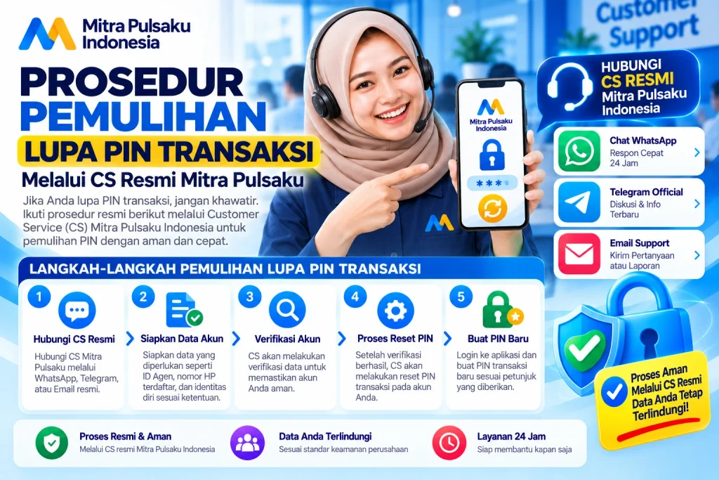 lupa pin aplikasi mitra pulsaku